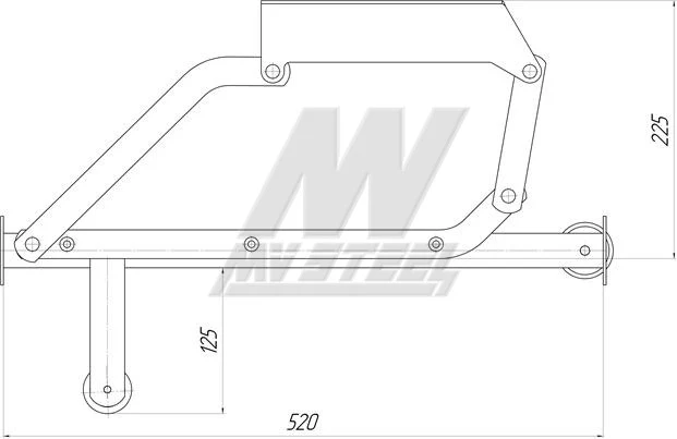 Mecanism SP21123229 Delfin 500 mm 2