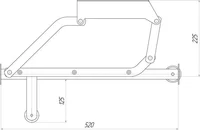 Mecanism SP21123229 Delfin 500 mm 3