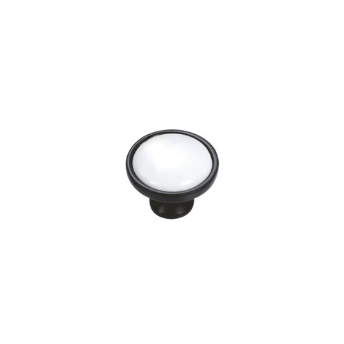 Mâner G0759 Knob Alb+Negru