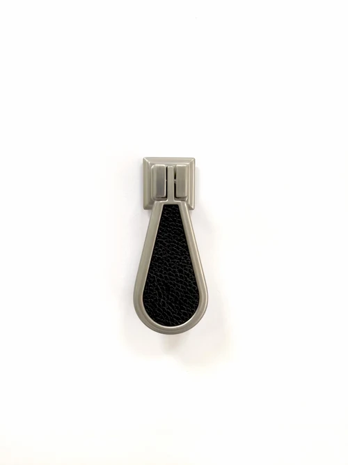 Mâner H04311 Knob MSN+Negru Piele