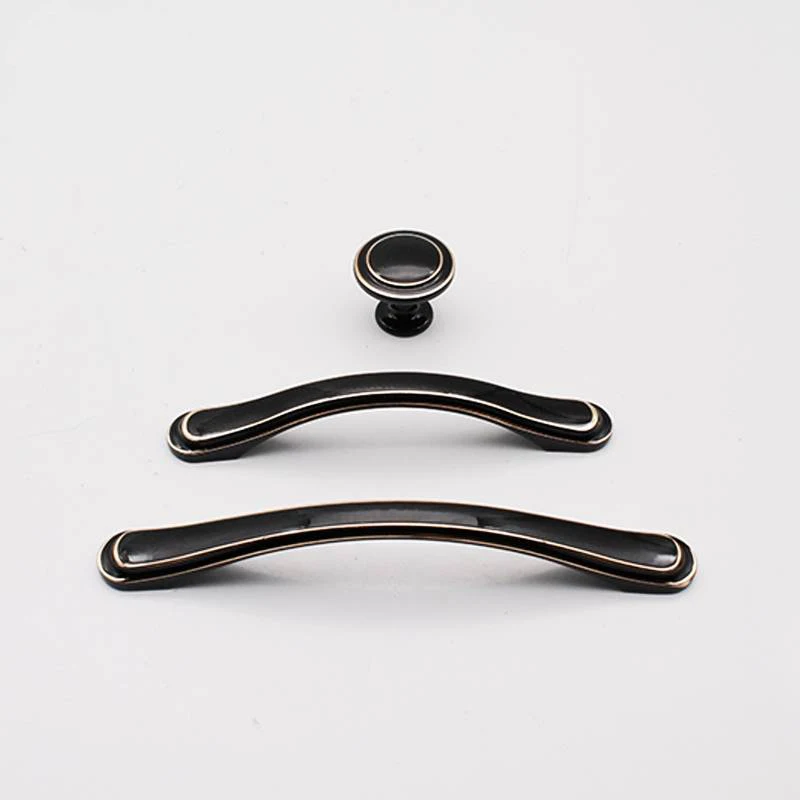 Furniture handle N06711 Knob Fuji Black 3