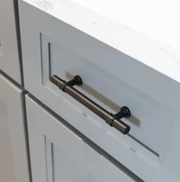 Мебельная ручка U02320 160 mm Черный 5