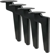 Picior pentru mobilă  B002 H=15cm NEGRU 3