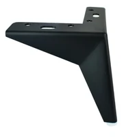 Мебельная ножка  B011 H=15cm ЧЁРНАЯ