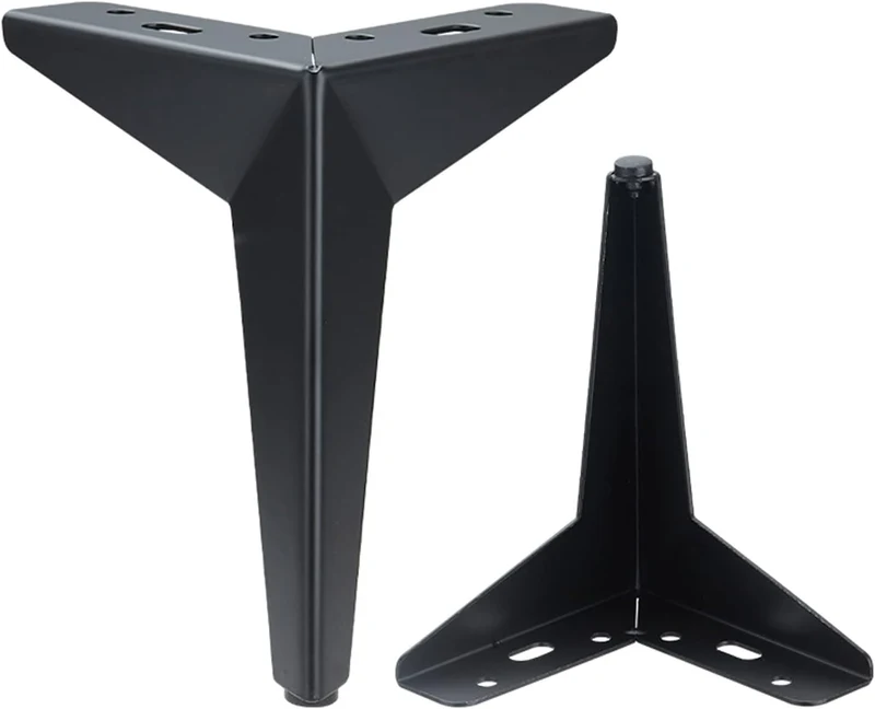 Мебельная ножка  B011 H=15cm ЧЁРНАЯ 2
