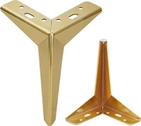 Picior pentru mobilă  B011 H=15cm AURIU 3