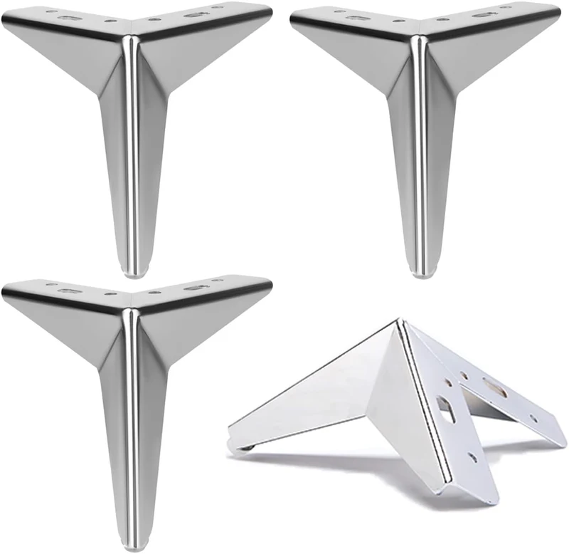 Picior pentru mobilă  B011 H=15cm ARGINTIU 4