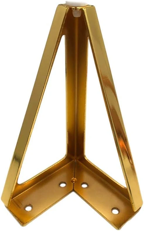 Мебельная ножка  B035 H=15cm ЗОЛОТОЙ