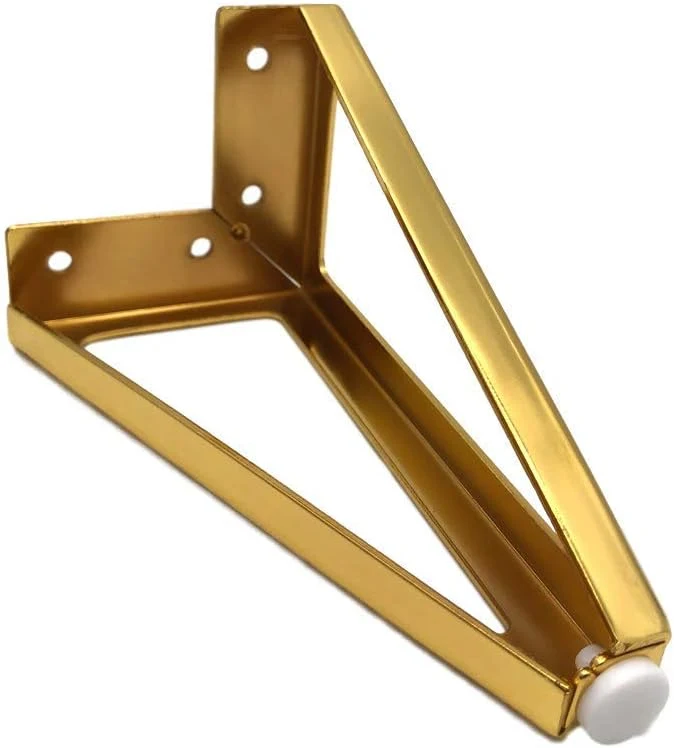Мебельная ножка  B035 H=15cm ЗОЛОТОЙ 2