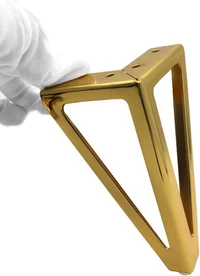 Мебельная ножка  B035 H=15cm ЗОЛОТОЙ 3