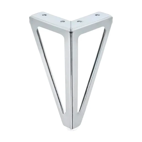 Мебельная ножка  B035 H=15cm СЕРЕБРИСТЫЙ