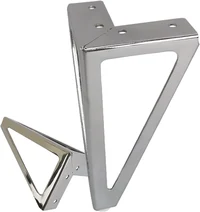 Picior pentru mobilă  B035 H=15cm ARGINTIU