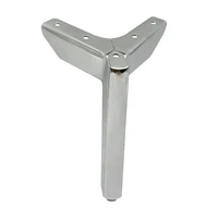 Picior pentru mobilă  B038 H=10cm ARGINTIU 4