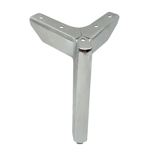 Мебельная ножка  B038 H=10cm СЕРЕБРИСТЫЙ