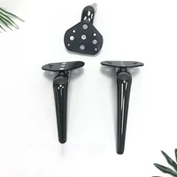 Furniture leg  B049 H=15cm BLACK