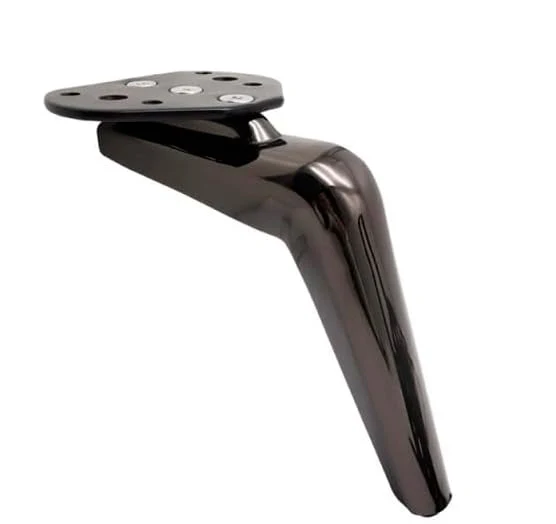 Furniture leg  B049 H=15cm BLACK 2