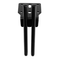 Мебельная ножка  D023 H=15cm ЧЁРНАЯ 2