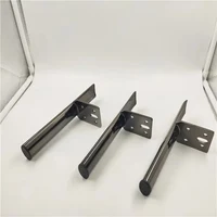 Furniture leg  D022 H=15cm BLACK 3