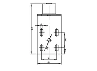 Caster wheel E123133005 / H-30 / D-28 2