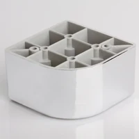 Furniture leg E12031104 (K02) / H-50 Aluminiu