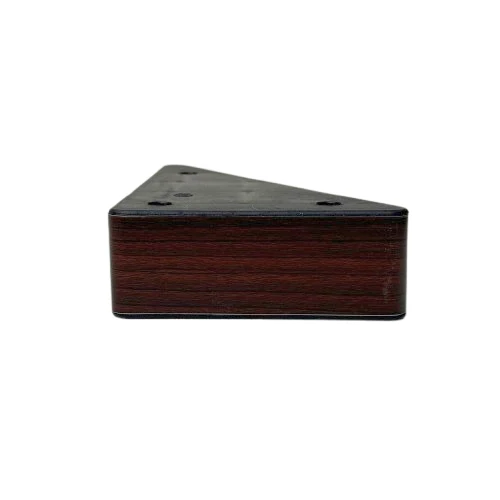 PL273 Corner Furniture Leg plastic 120 X 180 H=45 (+5) mm WOOD 4