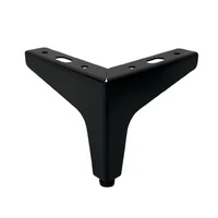 Picior pentru mobilă  B015 H=13cm NEGRU