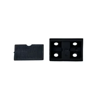 Corner bracket Plastic Black