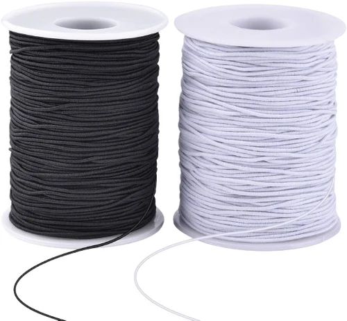 Cordon Elastic Rotund Alb 3 gr