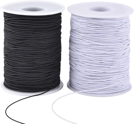 Cordon Elastic Rotund Negru 3 gr 3
