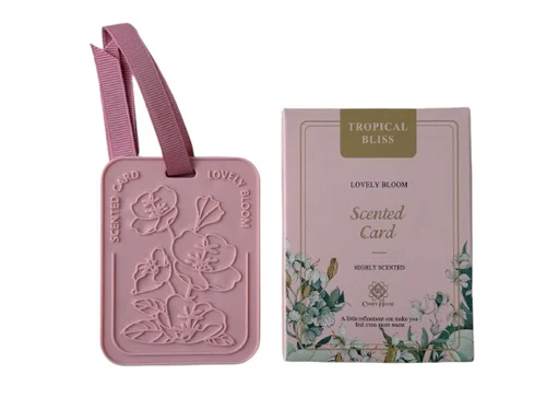 Scented EVA card - Pink: Tropical Bliss