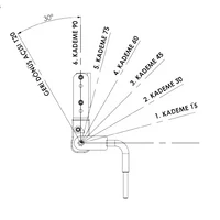 Eco Headrest Rod Mechanism (228) 6 Pozitii 2