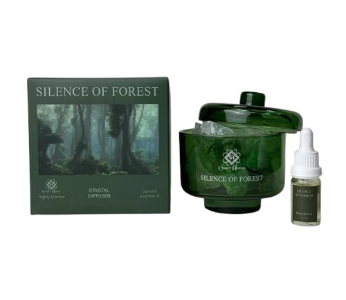 Natural scented crystals - Green: Silence of forest