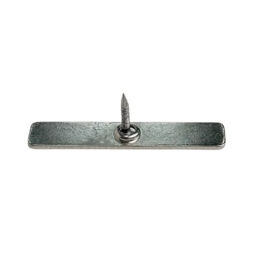 Cuie decorative Metal Dreptunghiular Argintiu