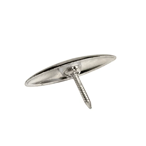 Cuie decorative Metal Oval Argintiu 2