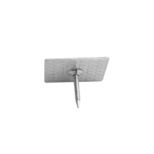 Cuie decorative Metal Patrat Argintiu
