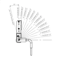 Headrest Rod Mechanism (228) 12 Pozitii 2