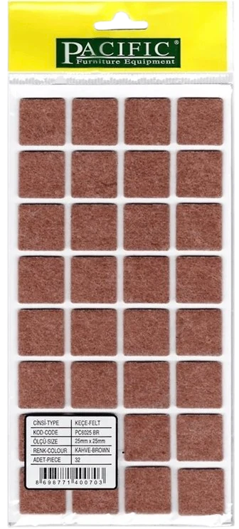 Самоклеящийся фетр 25x25