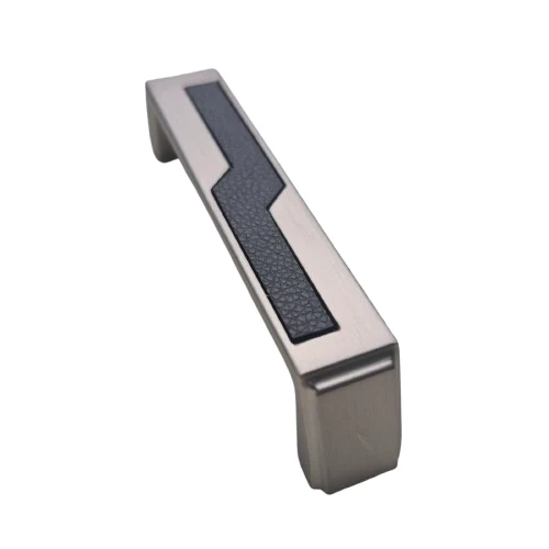 Mâner H04311 96 mm MSN+Negru Piele 3