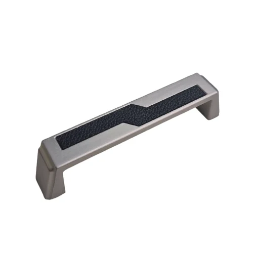 Mâner H04311 96 mm MSN+Negru Piele 4