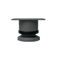 Furniture leg adjustable ZYA-002 H50 Grey