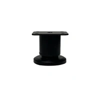 Furniture leg adjustable ZYA-007 H50 Black