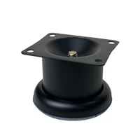 Furniture leg  028 non-adjustable Black (D50 H50)