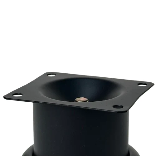 Furniture leg  028 non-adjustable Black (D50 H50) 3