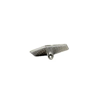 Nasture Metal Hexagonal Argintiu 2