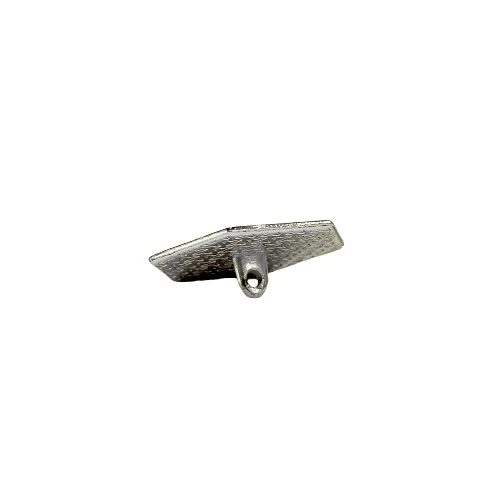 Nasture Metal Hexagonal Argintiu 2