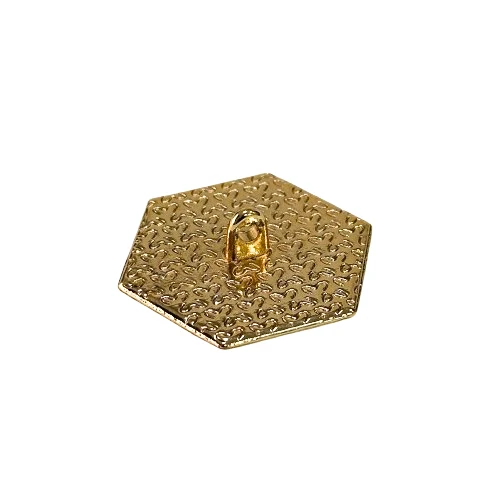Nasture Metal Hexagonal Gold 3