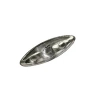 Nasture Metal Oval Argintiu 3