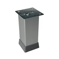 Furniture leg Aluminum149 40x40x80 mm Matte