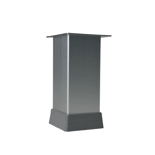 Furniture leg Aluminum149 40x40x80 mm Matte 2