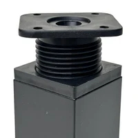 Furniture leg Aluminum40x40x100 mm Balck 4